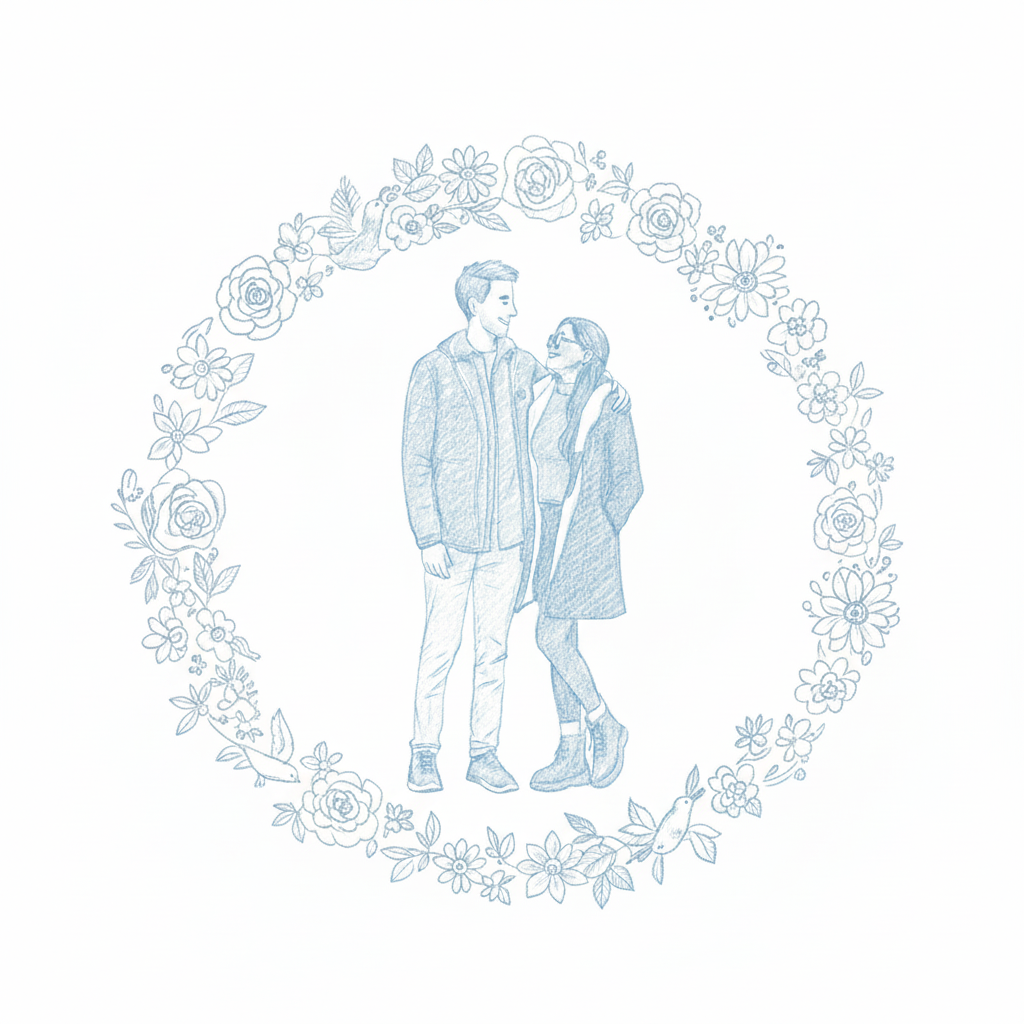 James and Varsha logo